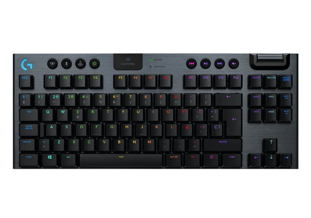 Клавиатура Logitech G915 TKL, Беспроводное, Белый
