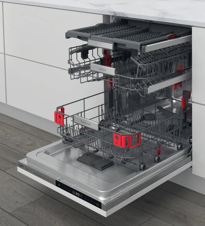 Mașină de spălat vase Whirlpool WIP 4O41 PLEG, Gri