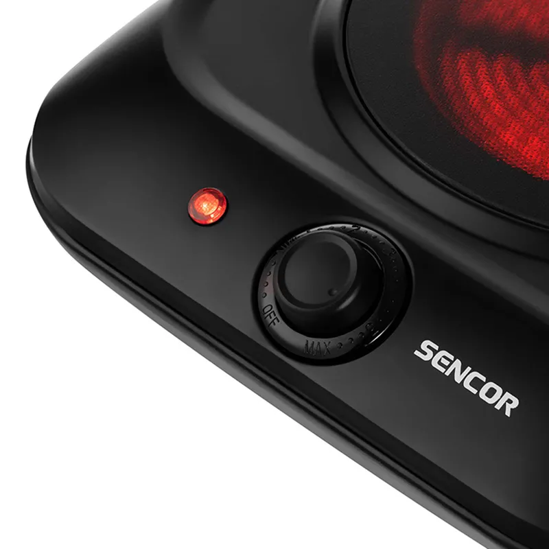 Plită electrică mini Sencor SCP 1763 BK, Negru