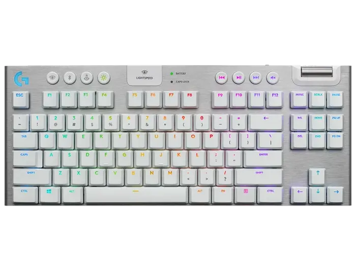 Клавиатура Logitech G915 TKL, Беспроводное, Белый