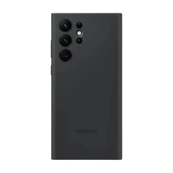 Husă Samsung Silicone Cover for Galaxy S22 Ultra, Negru