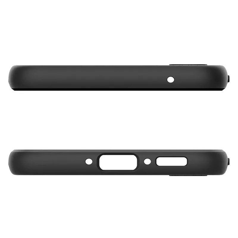 Чехол Spigen Samsung A34, Liquid Air, Матовый Черный