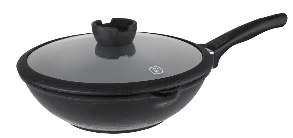 Сковорода WOK Rondell RDA-870, 28cm, Чёрный