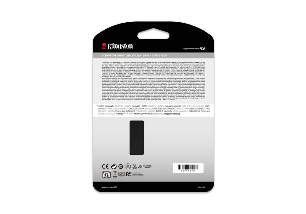 Накопитель SSD Kingston KC600, 1024Гб, SKC600/1024G