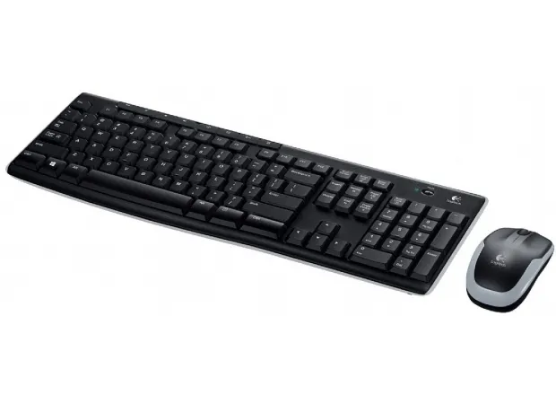 Клавиатура и мышь Logitech MK270, Беспроводное, Чёрный