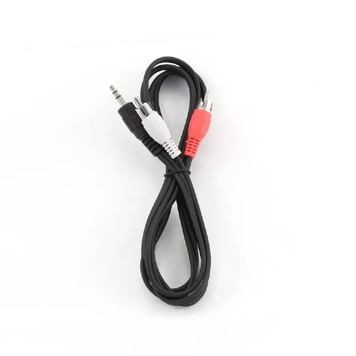 Cablu audio Cablexpert CCAB-458, 3.5mm 3-pin (M) - 2x RCA (M), 1,5m, Negru
