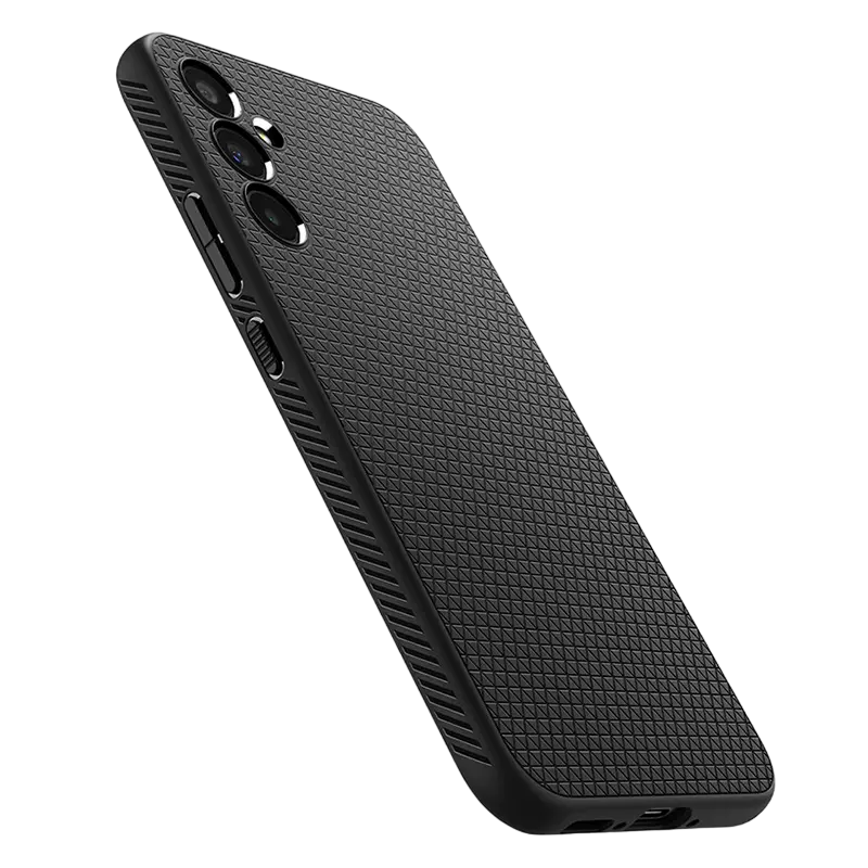 Чехол Spigen Samsung A34, Liquid Air, Матовый Черный