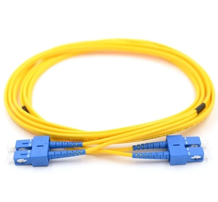 Fiber optic patch cords, singlemode Duplex SC-SC,10m