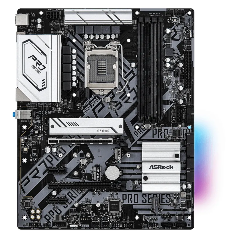 Материнская плата ASRock B560 PRO4, LGA1200, Intel B560, ATX
