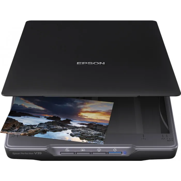 Scanner-Tablet Epson Scanner Perfection V39II, A4, Negru