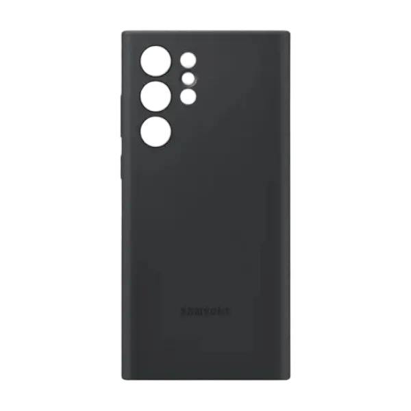 Husă Samsung Silicone Cover for Galaxy S22 Ultra, Negru