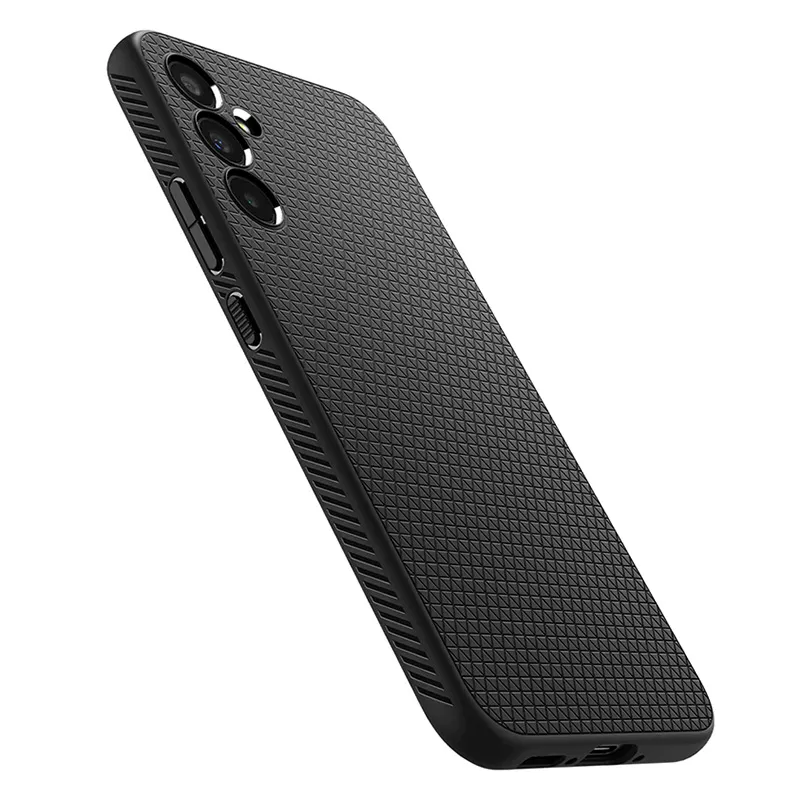 Чехол Spigen Samsung A34, Liquid Air, Матовый Черный