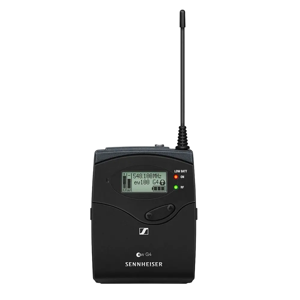 Микрофон для живого исполнения Sennheiser EW 122P G4-E, Беспроводной, Чёрный