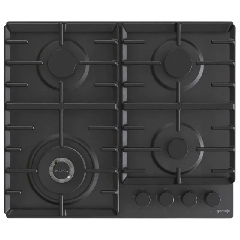 Plită pe gaz Gorenje GW 642 SYB, Negru