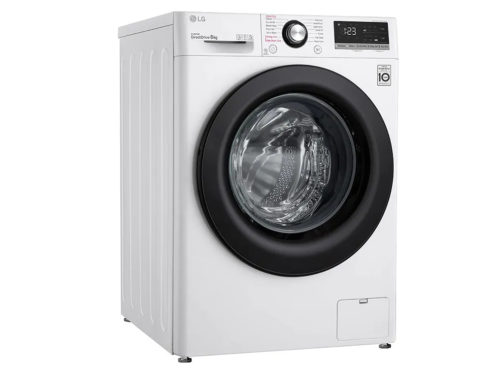 Mașină de spălat LG F4WV308S6U, 8kg, Alb
