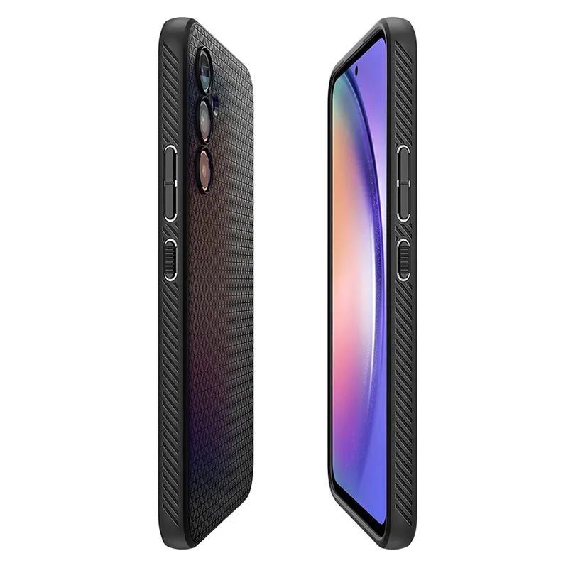 Чехол Spigen Samsung A54, Liquid Air, Матовый Черный