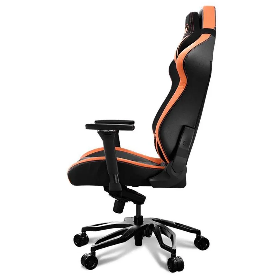 Scaun Gaming Cougar Armor Titan Pro, PVC Piele, Negru/Portocaliu