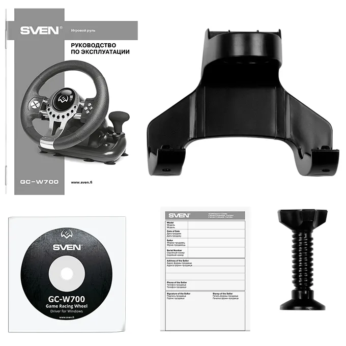 Volan Gaming SVEN GC-W700, Negru