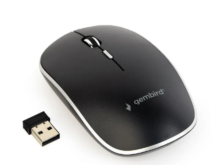 Mouse Wireless Gembird MUSW-4BS-01, Negru