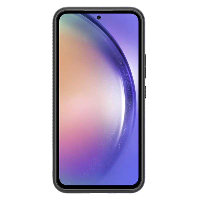 Чехол Spigen Samsung A54, Liquid Air, Матовый Черный