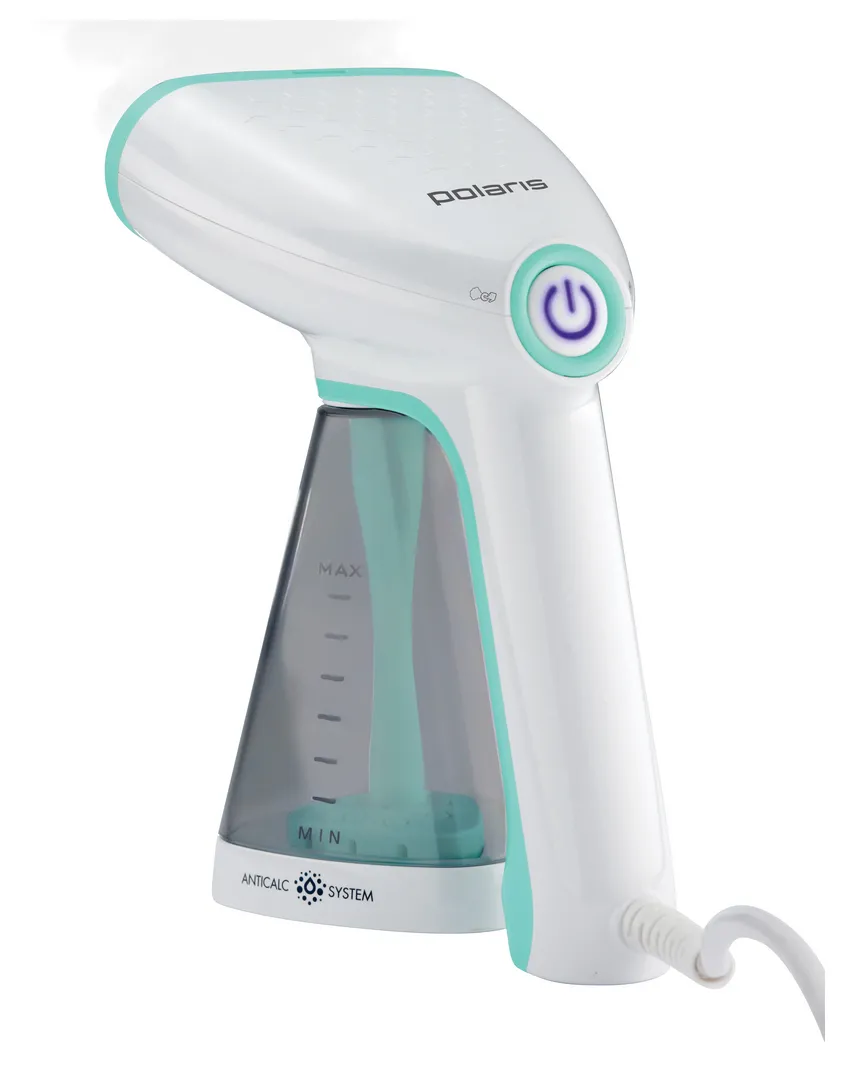 Aparat de călcat vertical cu aburi Polaris PGS1518CA, Alb