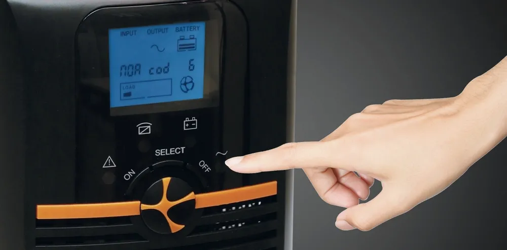 Sursă de alimentare neîntreruptibilă Tuncmatik Newtech PRO II X9, Online, 1000VA, Turn