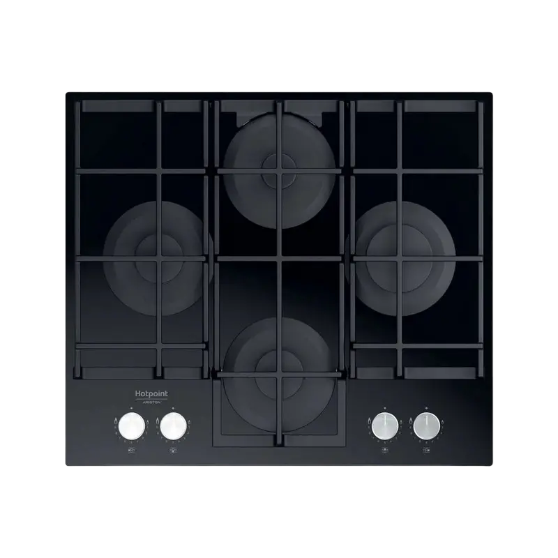 Газовая варочная панель Hotpoint-Ariston HAGS 61F/BK, Чёрный