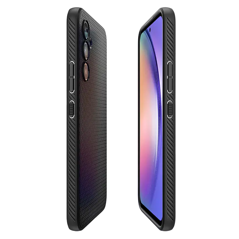 Чехол Spigen Samsung A54, Liquid Air, Матовый Черный