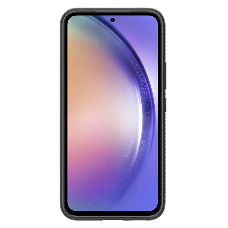 Чехол Spigen Samsung A54, Liquid Air, Матовый Черный