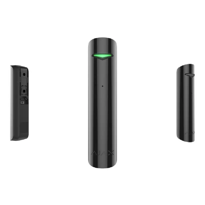 Detector de spargere Ajax GlassProtect, Negru