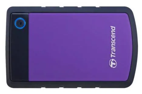 HDD portabil extern Transcend StoreJet 25H3P, 1 TB, Gri/Violet (TS1TSJ25H3P)
