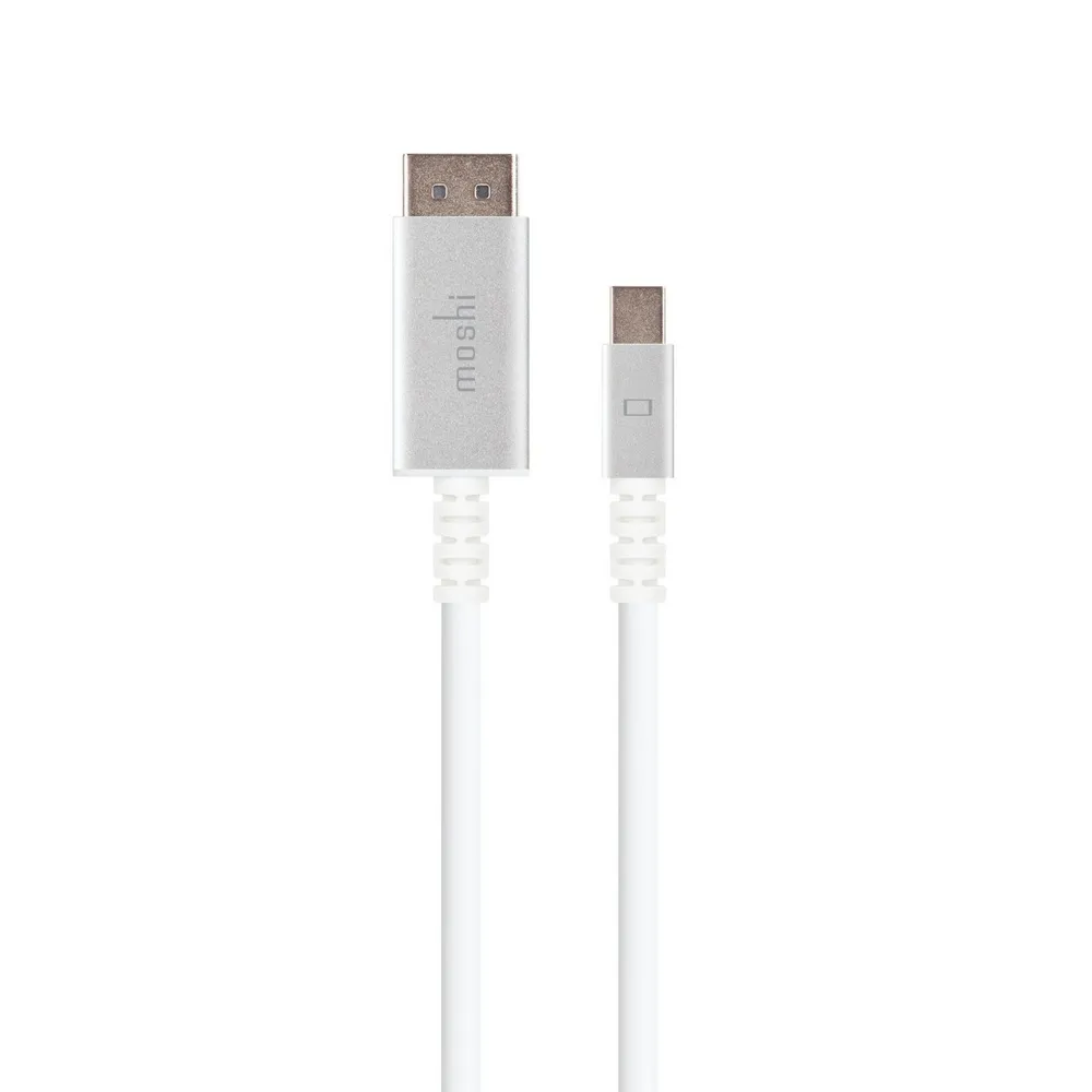Cablu Video Moshi Mini DisplayPort to DisplayPort Cable, 1,5m, Alb