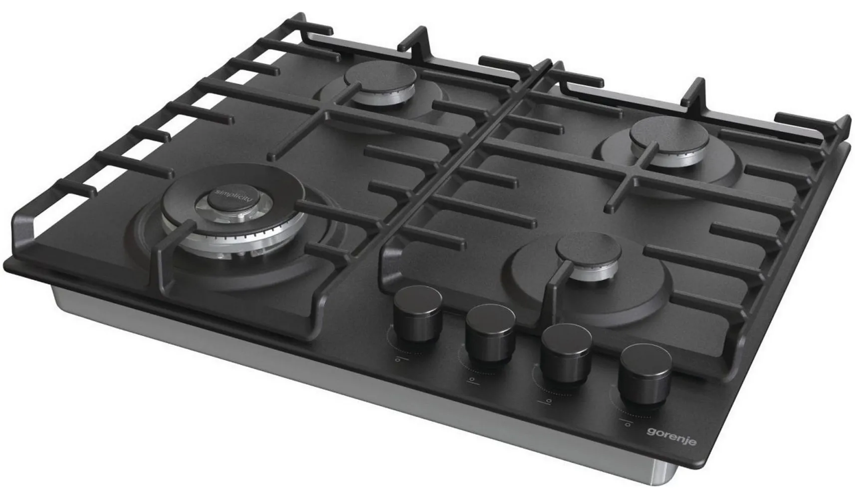 Plită pe gaz Gorenje GW 642 SYB, Negru
