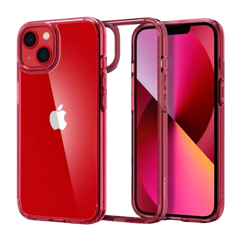 Чехол Spigen iPhone 13, Ultra Hybrid, Red Crystal