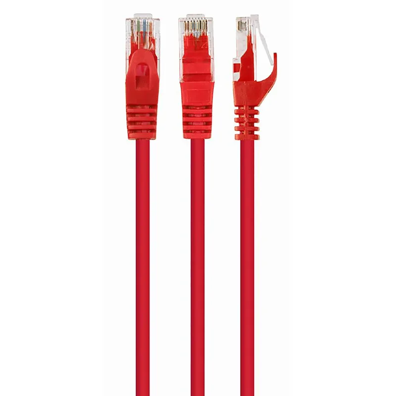 Patch cord Cablexpert PP6U-3M/R, Cat6 UTP, 3m, Roșu