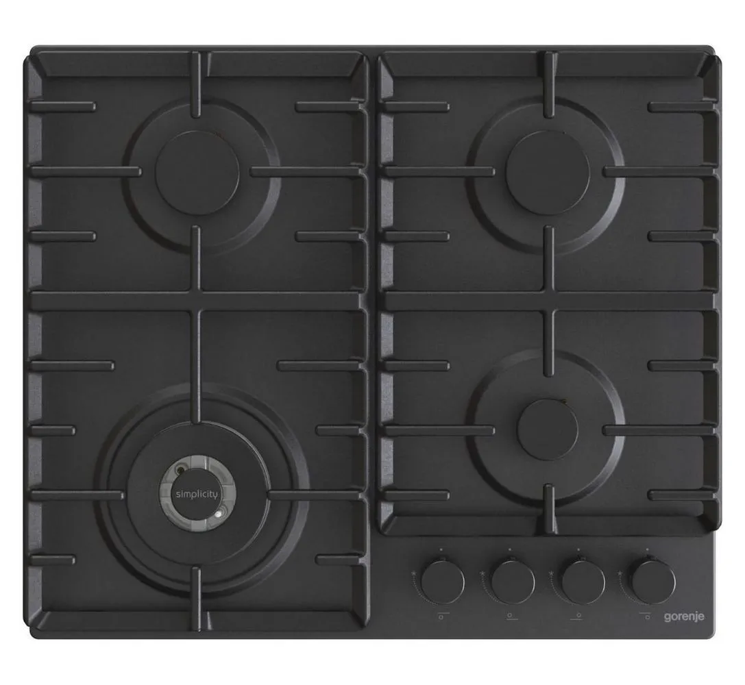 Plită pe gaz Gorenje GW 642 SYB, Negru