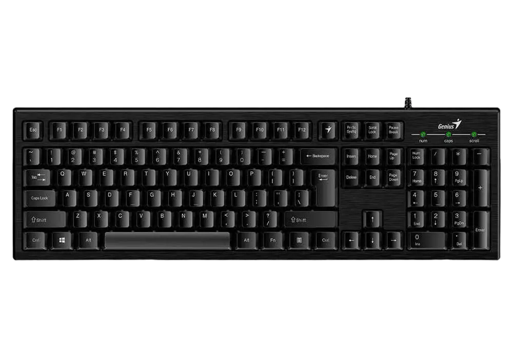 Клавиатура Genius Smart KB-101, Проводное, Чёрный