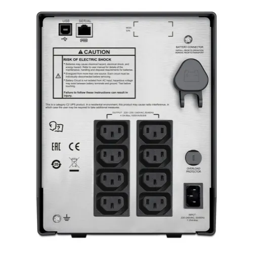 Sursă de alimentare neîntreruptibilă APC Smart-UPS SMC1000I-RS, Linear-interactiv, 1000VA, Turn