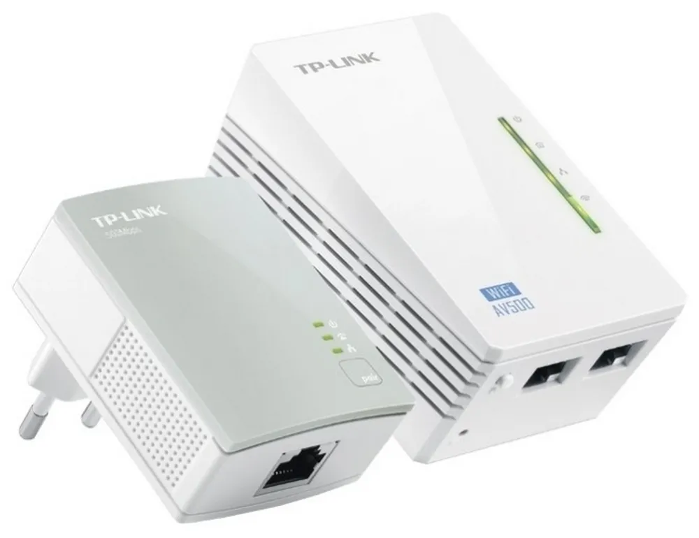 Адаптер Powerline TP-LINK TL-WPA4220, AV600, 600 Mбит/c, Белый