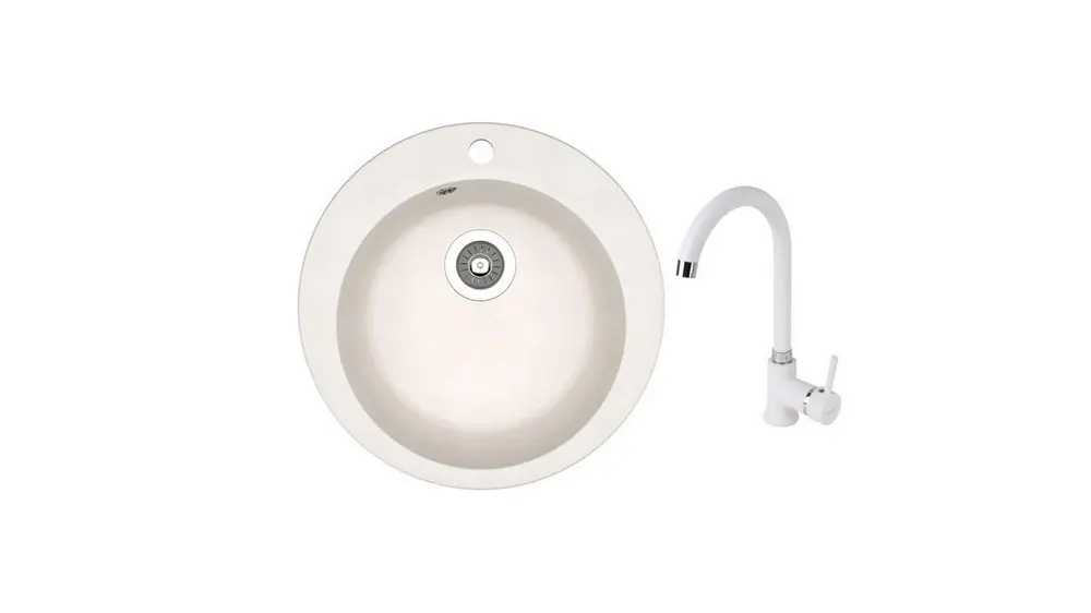 НАБОР для мойки Dr Gans GALA + SanDonna F 7073 alb