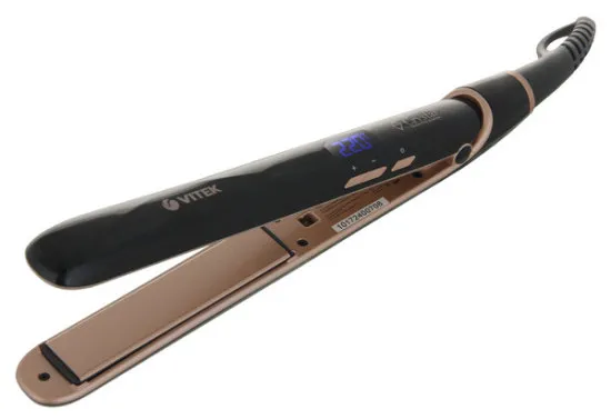 Placă de îndreptat părul VITEK VT-8410, Negru | Maro