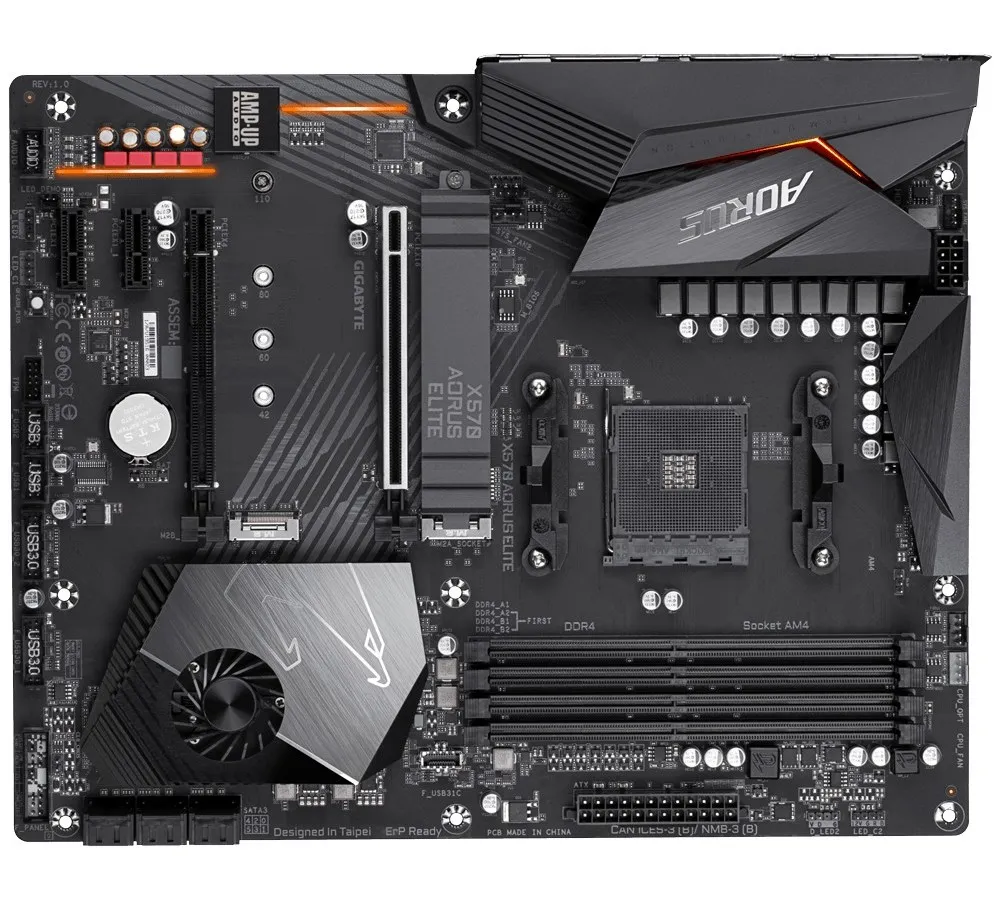 Материнская плата Gigabyte X570 AORUS ELITE, AM4, AMD X570, ATX