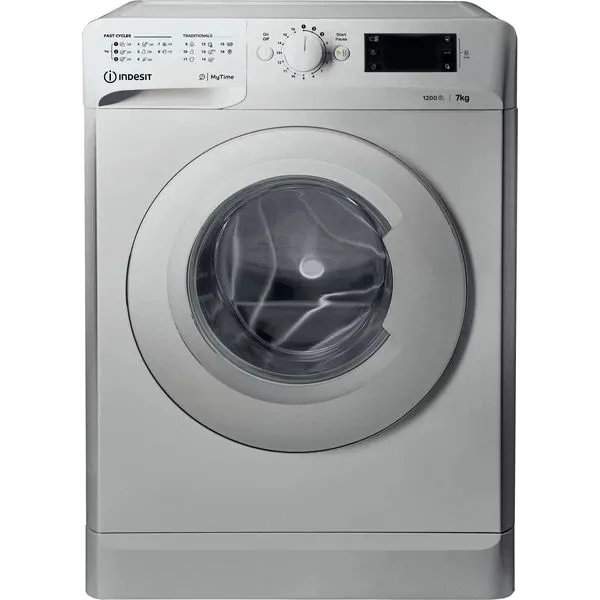 Mașină de spălat Indesit OMTWE 71252 S, 7kg, Argintiu