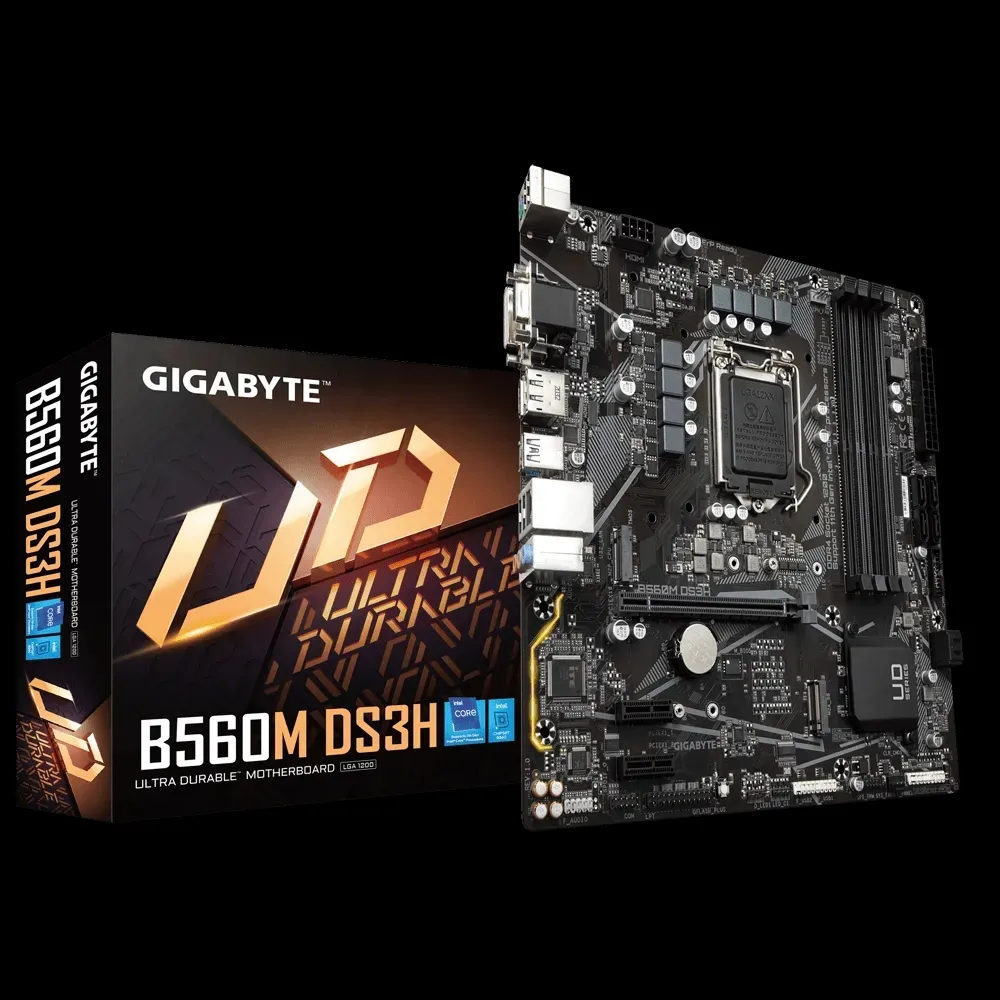 Материнская плата Gigabyte B560M H, LGA1200, Intel B560, Micro-ATX