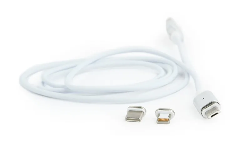 Adaptor pentru cablu USB Cablexpert CC-USB2-AMLM31-1M, /USB Type-C Alb