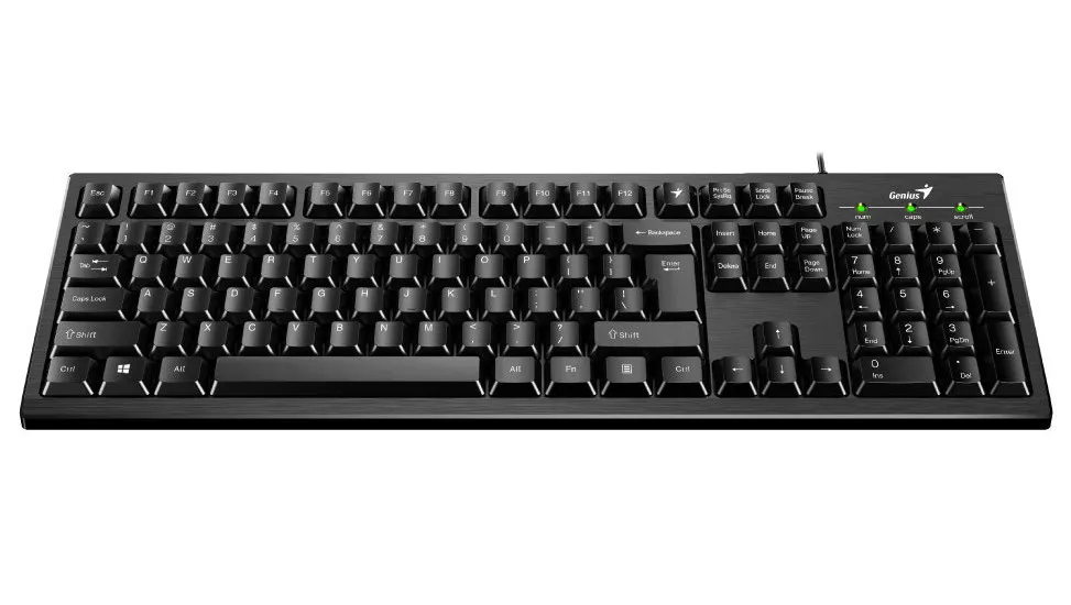 Клавиатура Genius Smart KB-101, Проводное, Чёрный