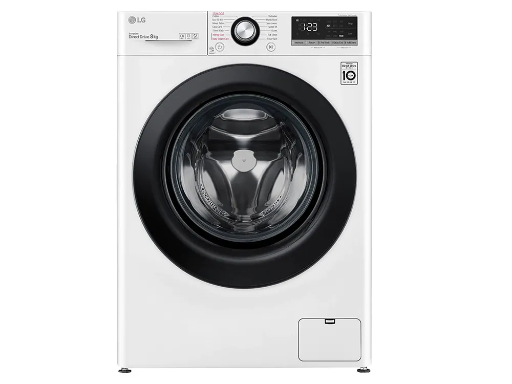 Mașină de spălat LG F4WV308S6U, 8kg, Alb