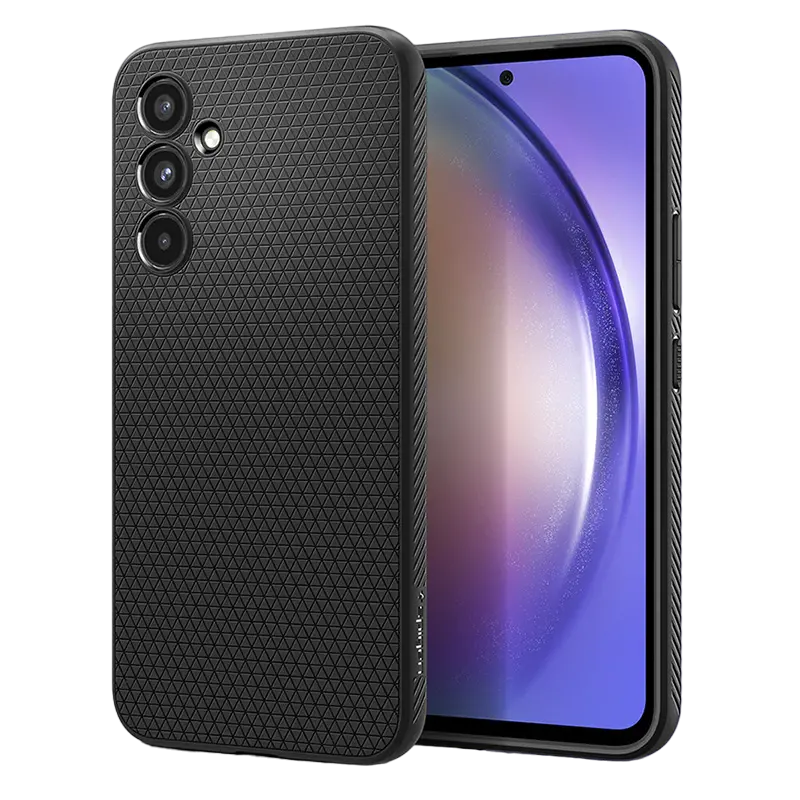 Чехол Spigen Samsung A54, Liquid Air, Матовый Черный