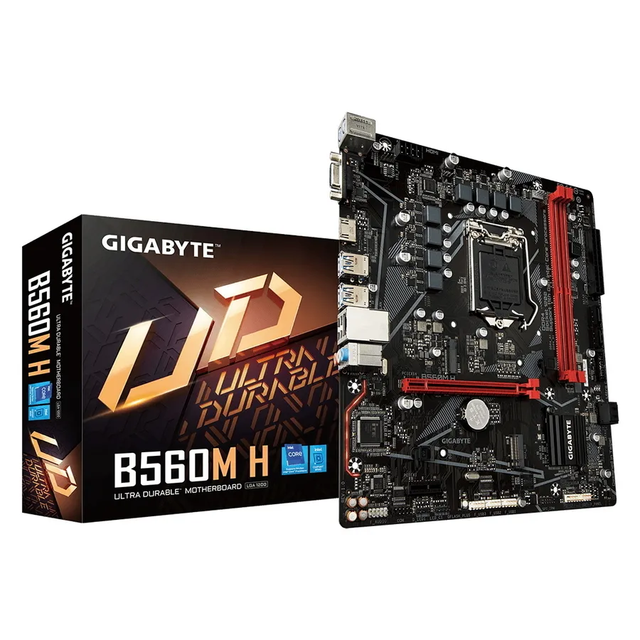 Материнская плата Gigabyte B560M H, LGA1200, Intel B560, Micro-ATX