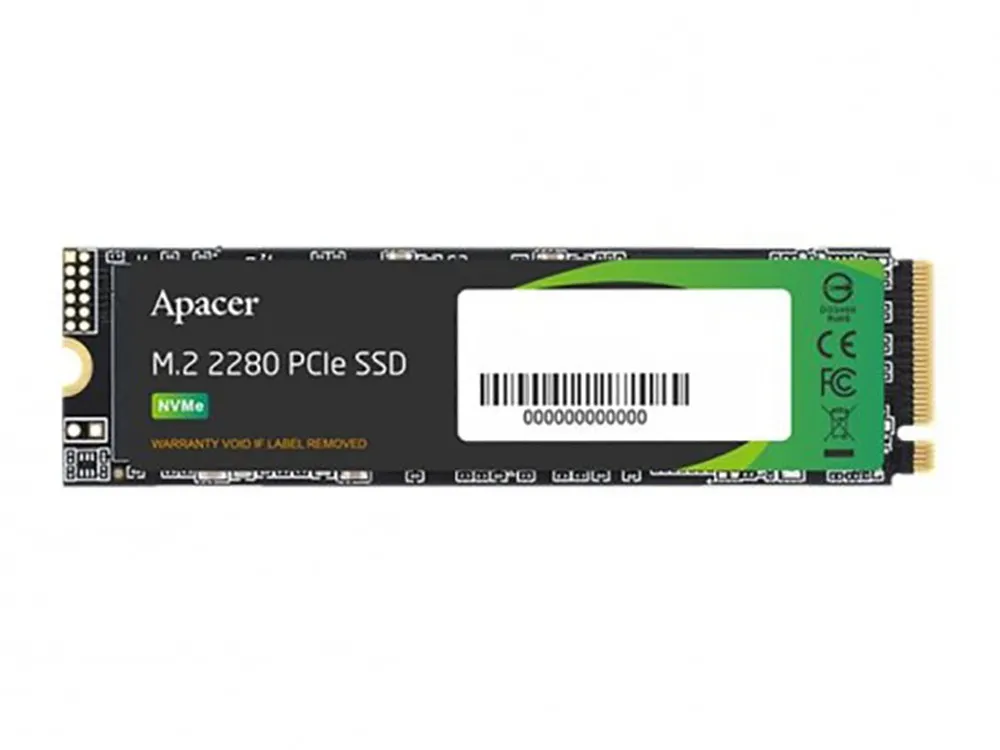 Накопитель SSD Apacer AS2280P4X, 512Гб, AP512GAS2280P4X-1